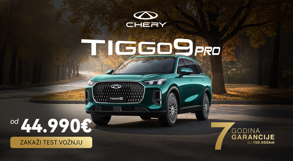 SUV nove generacije: Tiggo 9 Pro PHEV već od 44.990€