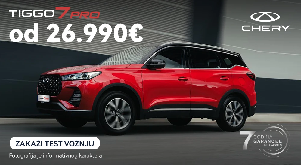 Najbolja vrednost u klasi? Tiggo 7 Pro - cena od 26.990 EUR!