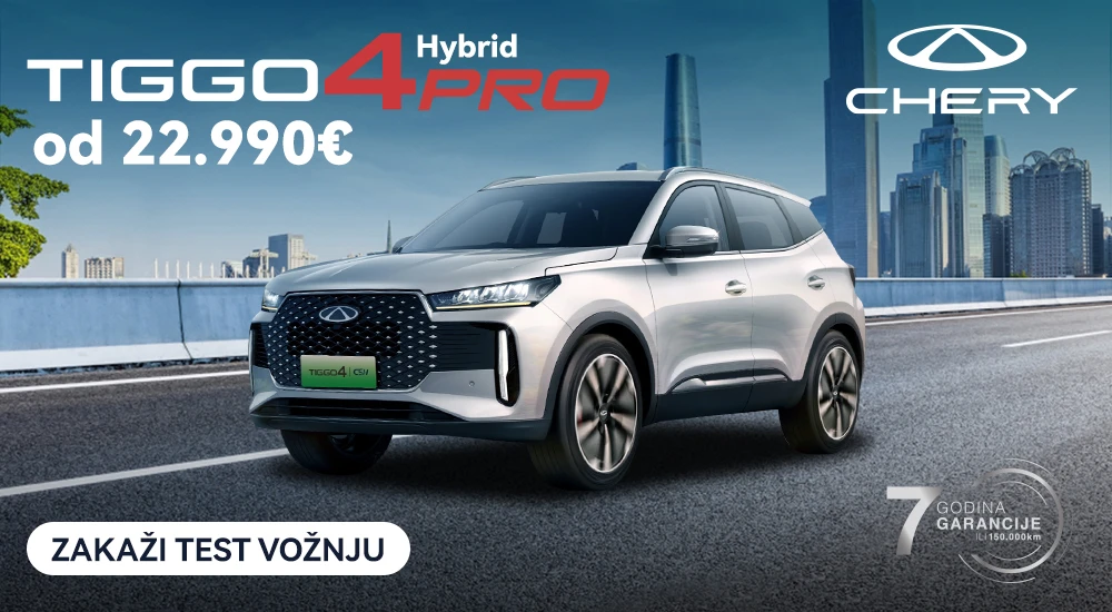 Novi Tiggo 4 PRO Hybrid, već od 22.990 EUR!