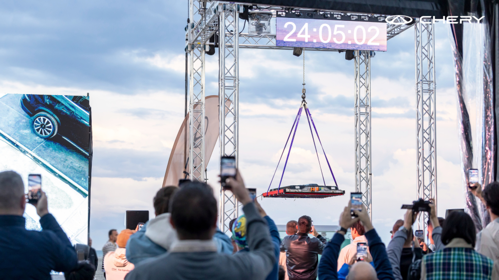 Chery Black Sea Safety Challenge: Tiggo 9 CSH na testu bezbednosti baterije